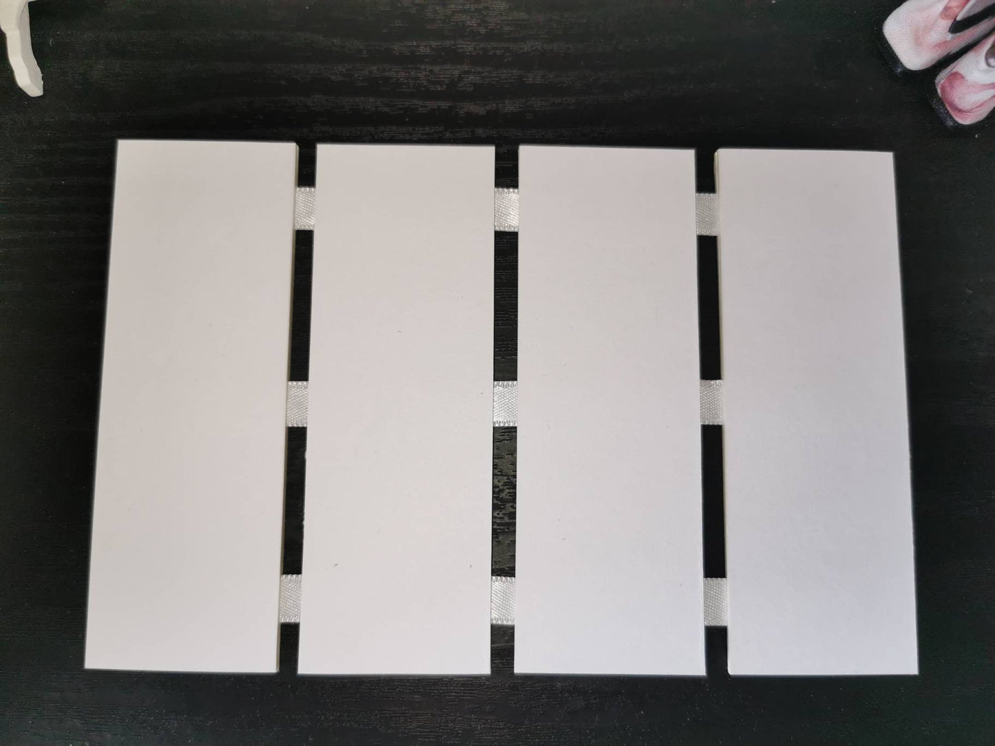 Vintage French Folding Screen | 1:12th Scale | Handmade - ZJ Miniatures