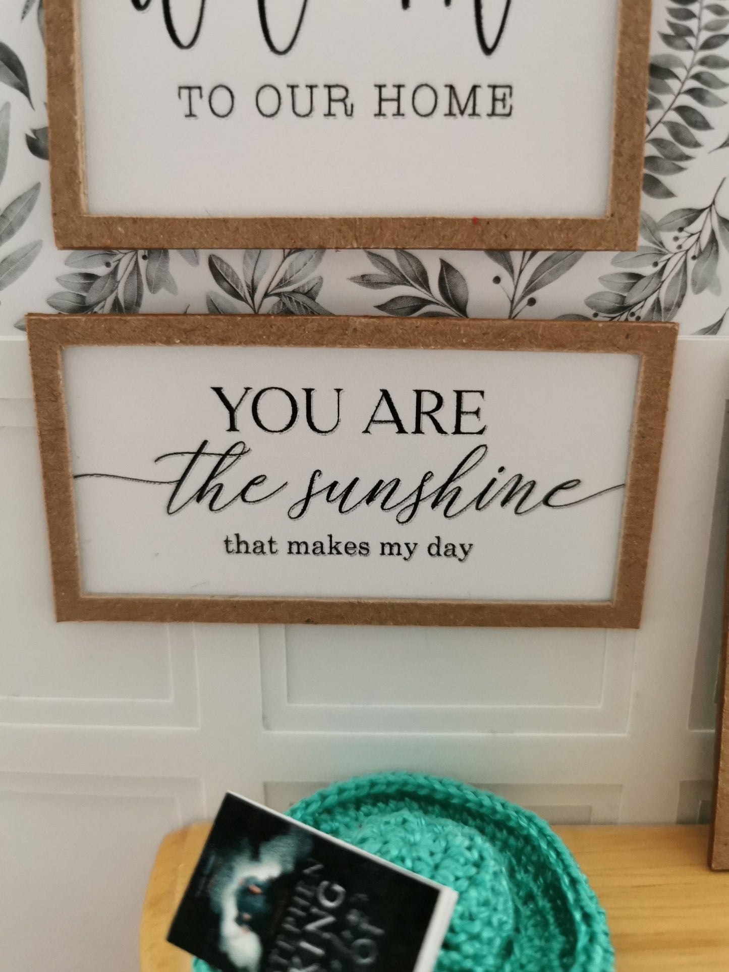 Family Quote Wall Art Pictures | Set of 5 | 1:12th Scale | Handmade - ZJ Miniatures
