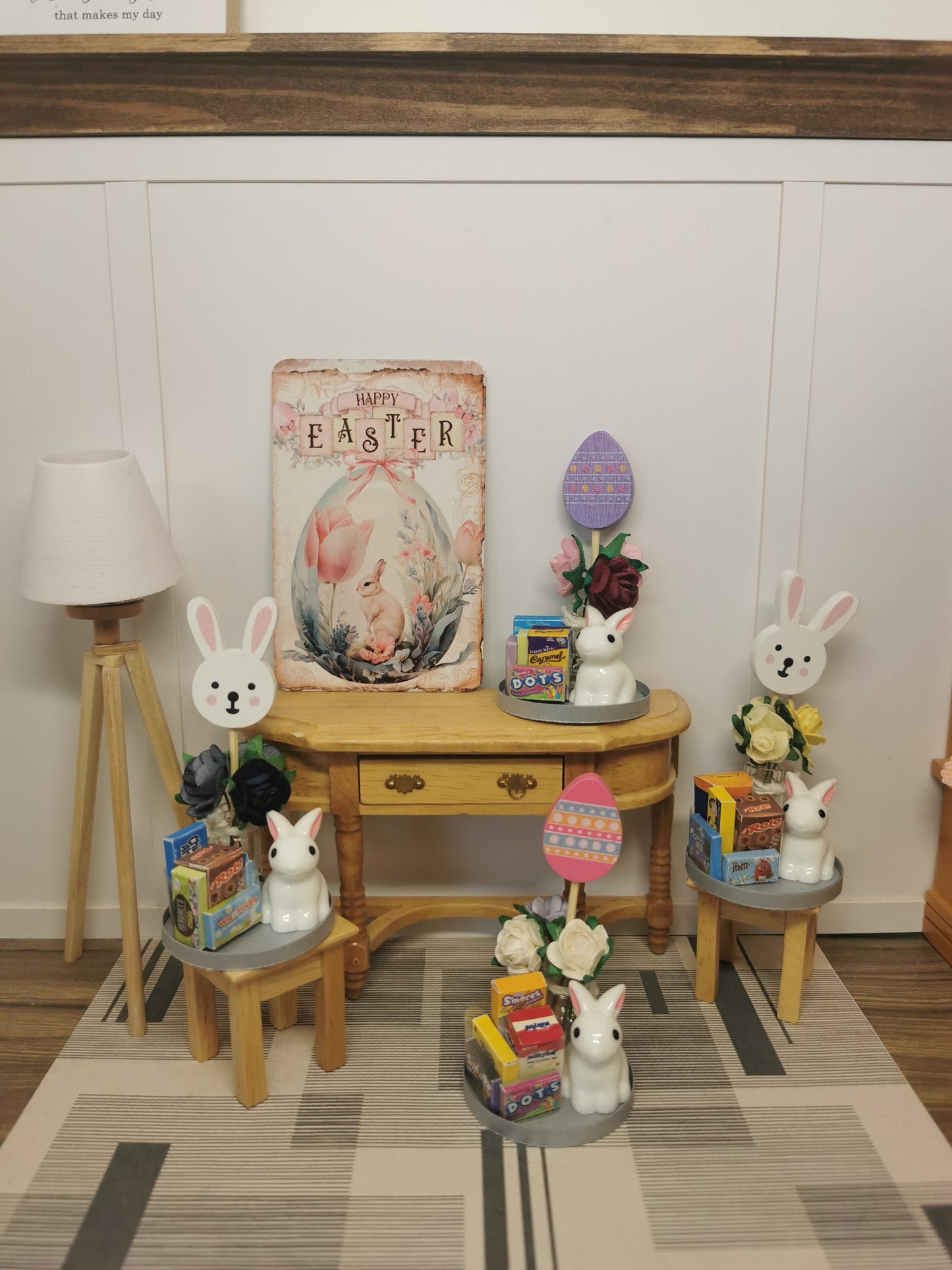 Easter Tray with Accessories | 1:12th Scale | Handmade