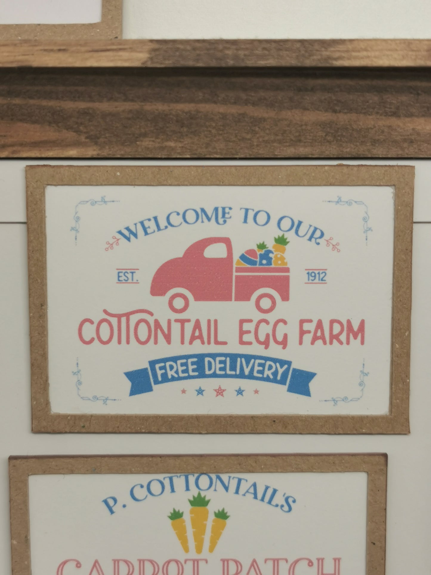 Easter Wall Art Pictures | Set of 5 | 1:12th Scale | Handmade