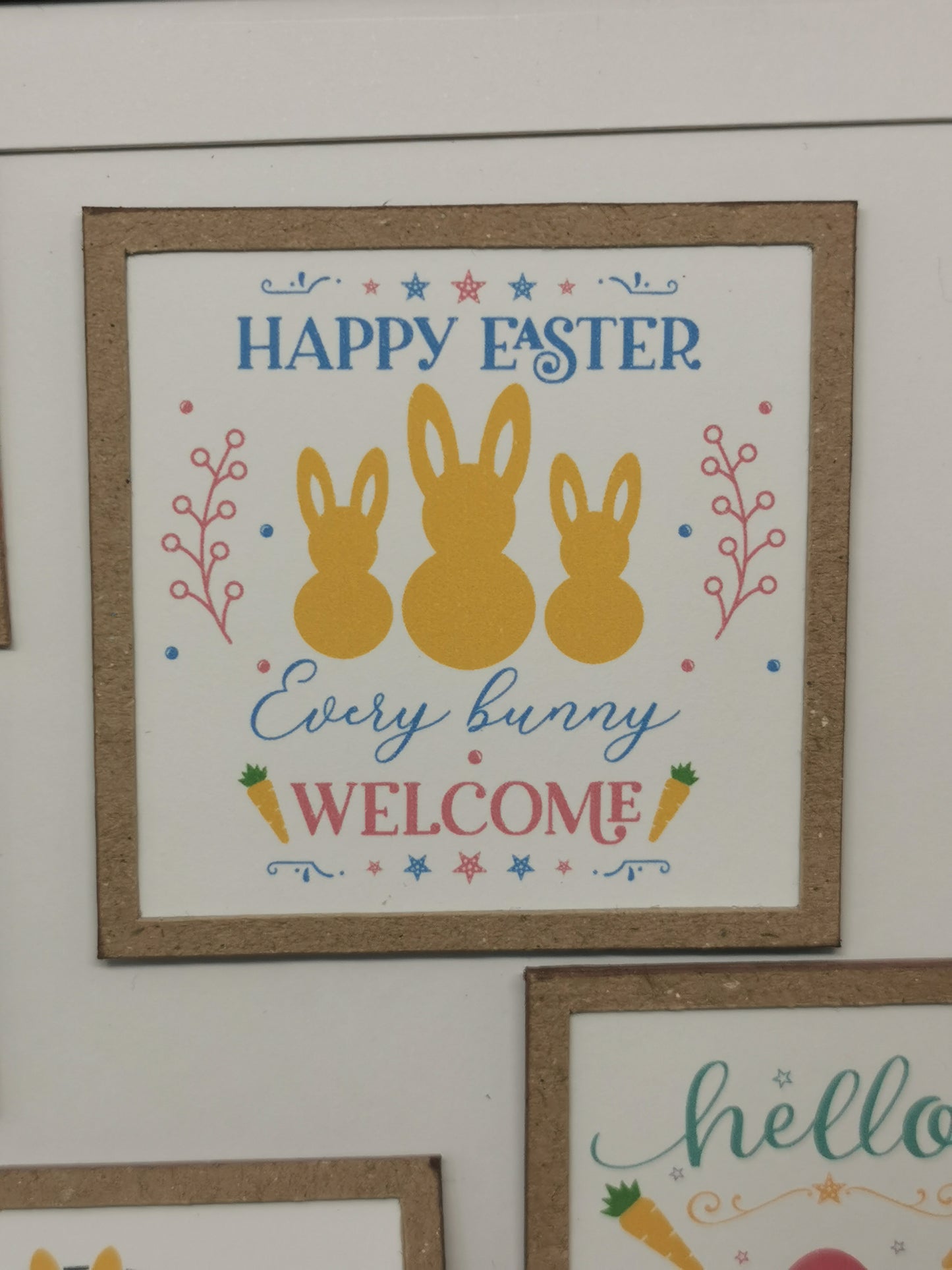 Easter Wall Art Pictures | Set of 5 | 1:12th Scale | Handmade