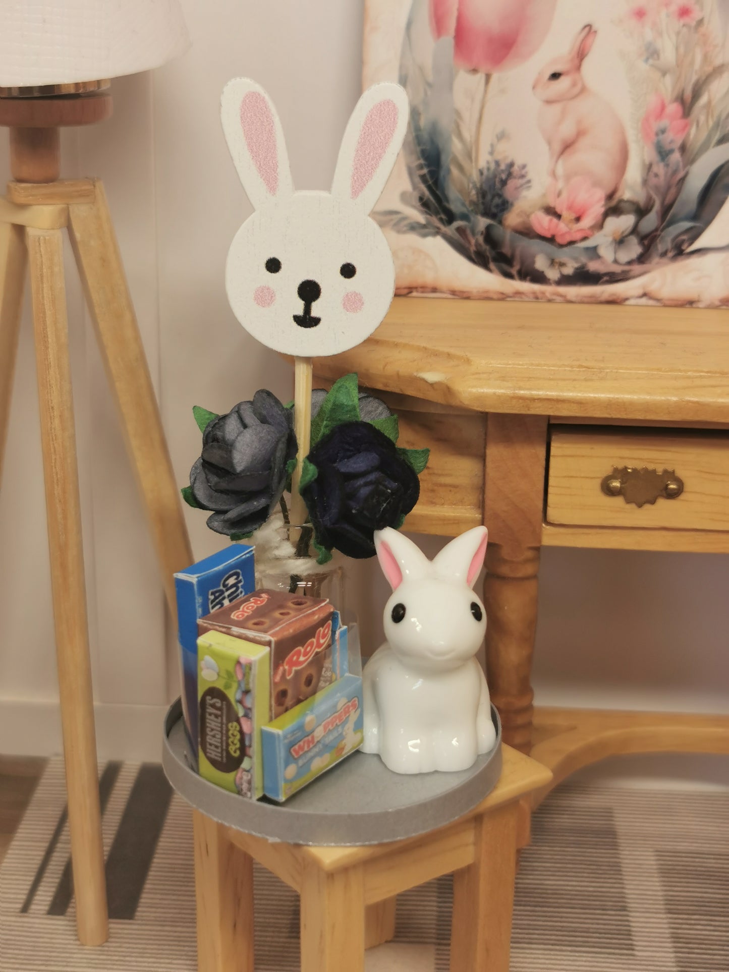 Easter Tray with Accessories | 1:12th Scale | Handmade