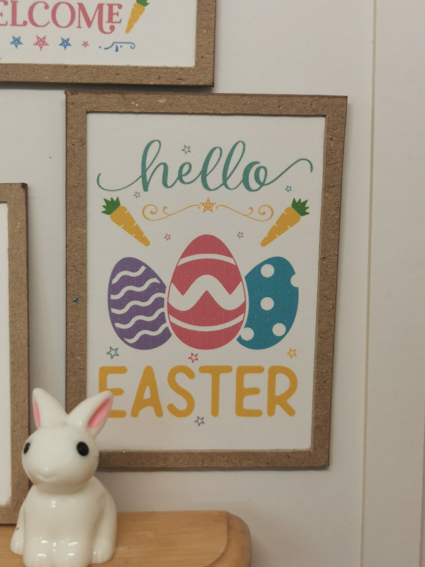 Easter Wall Art Pictures | Set of 5 | 1:12th Scale | Handmade