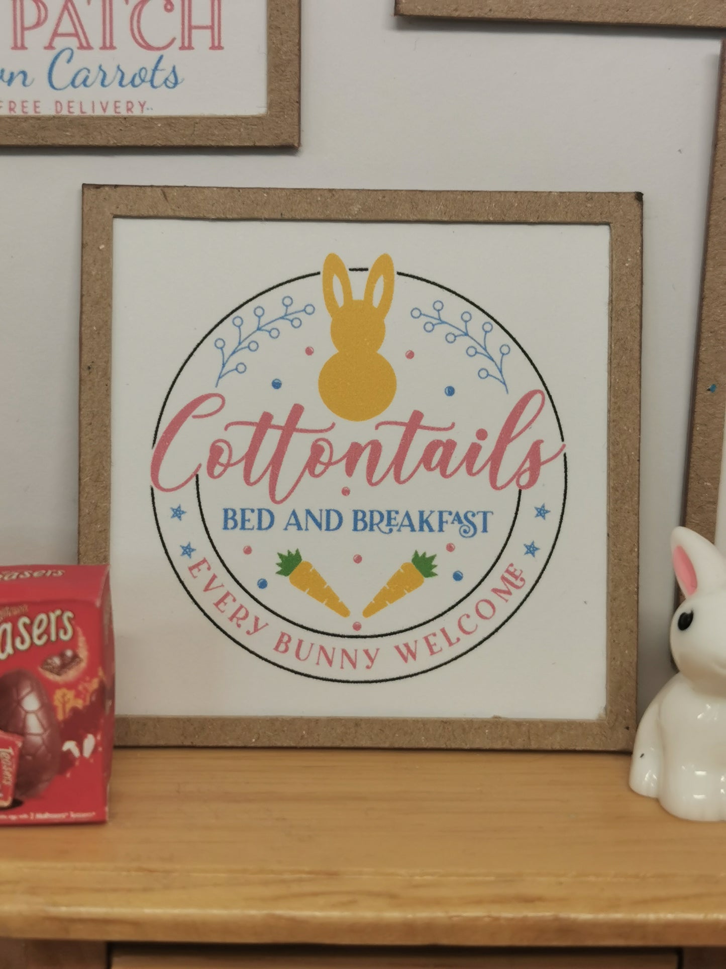 Easter Wall Art Pictures | Set of 5 | 1:12th Scale | Handmade