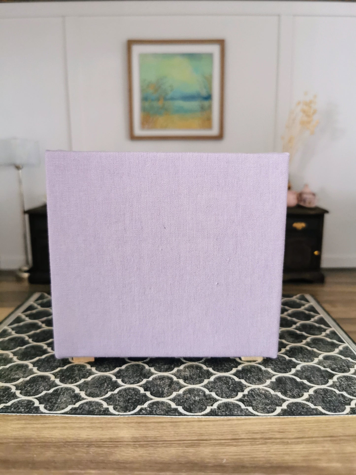 Single Bed with Tufted Headboard in 1:12th Scale | Made To Order | Handmade - ZJ Miniatures