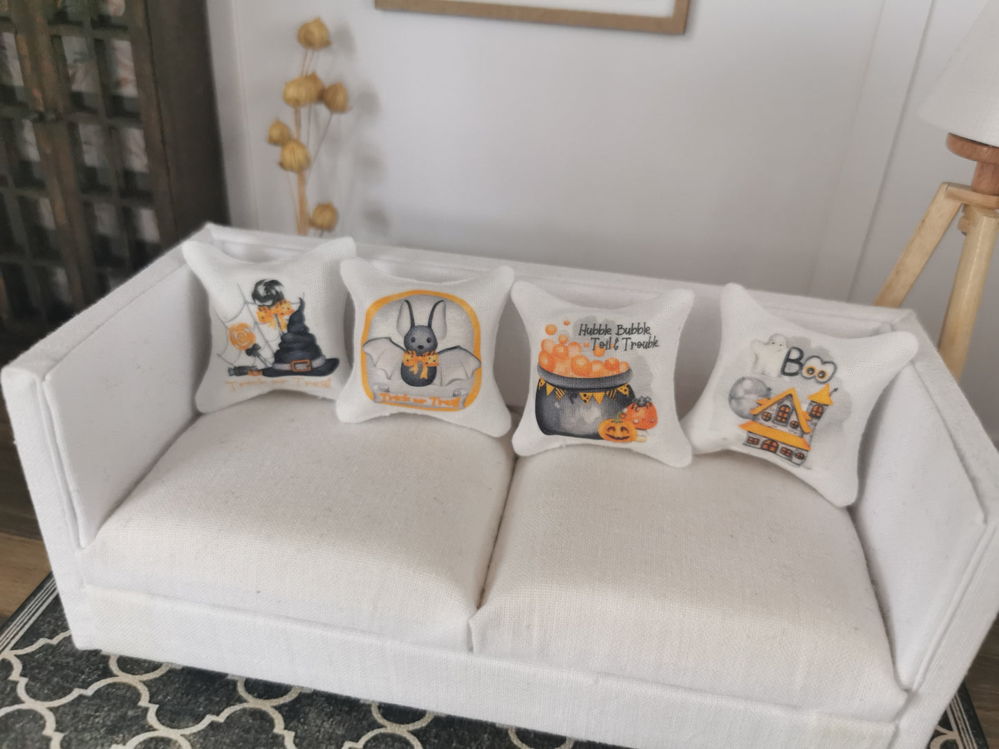 Halloween Cushions | 1:12th Scale | Handmade