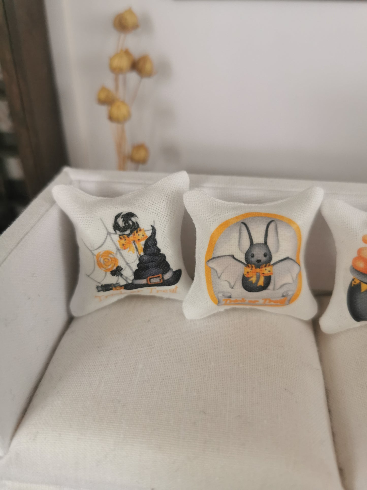 Halloween Cushions | 1:12th Scale | Handmade