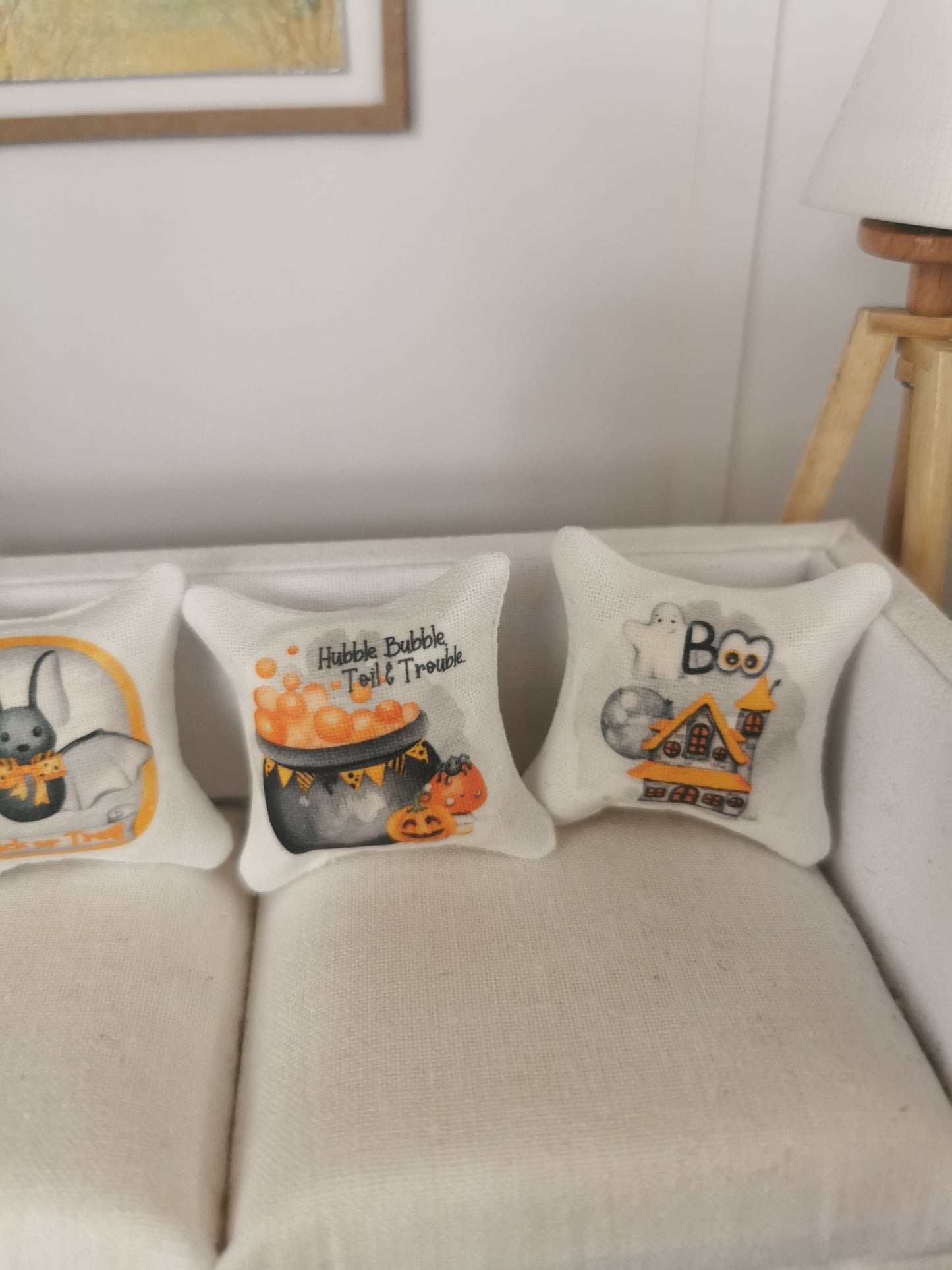 Halloween Cushions | 1:12th Scale | Handmade