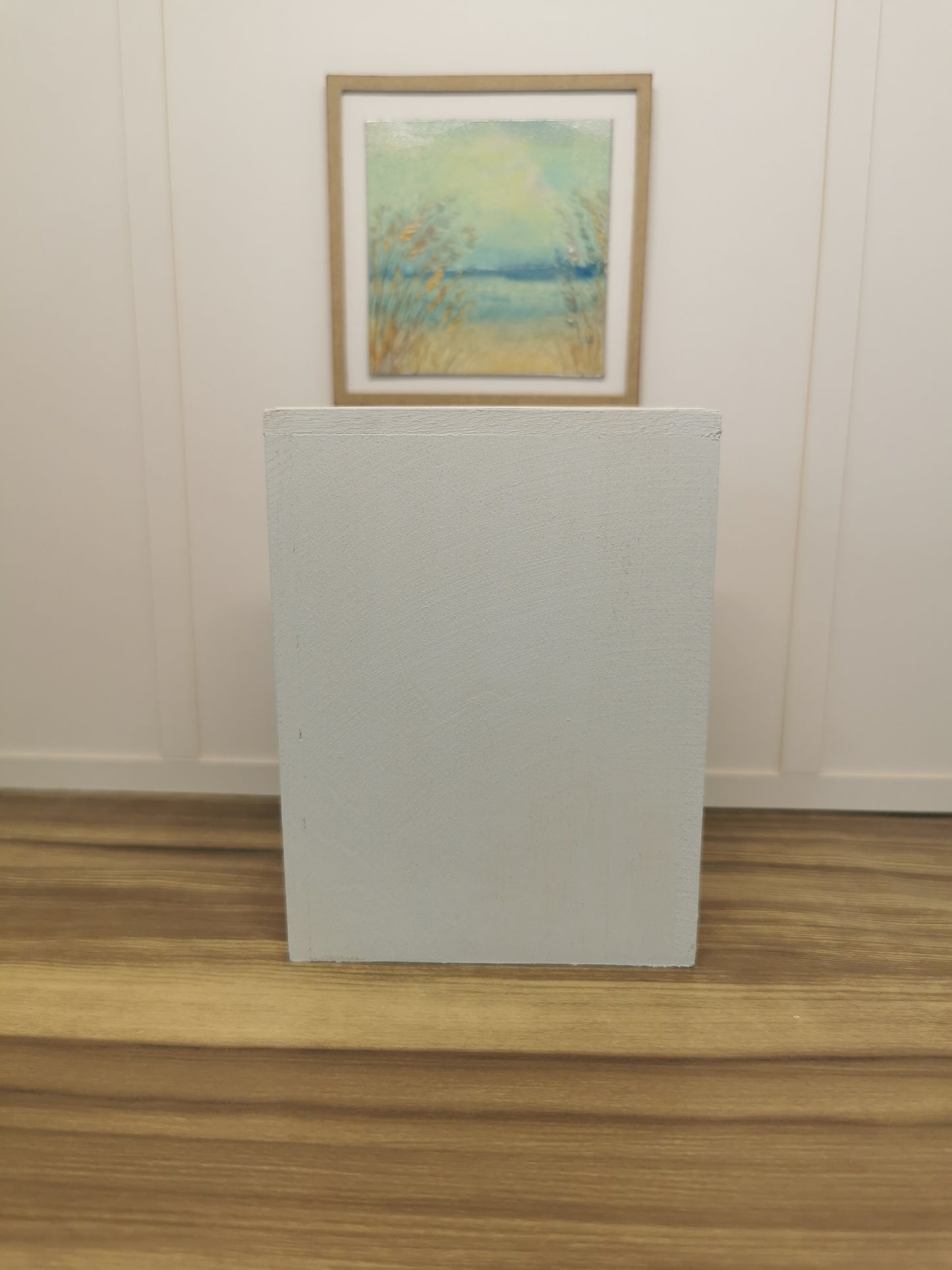 Chest Drawer in Light Blue Stripe Print | 1:12th Scale | Hand Finished