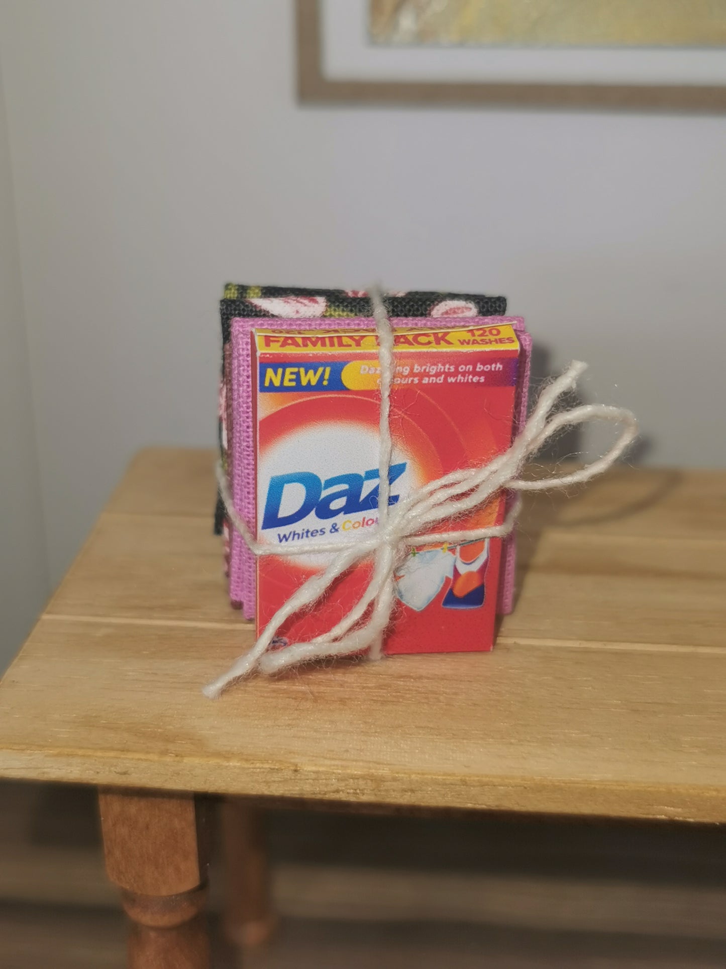 Laundry Is Looking Dirty Laundry Basket | 1:12th Scale | Handmade