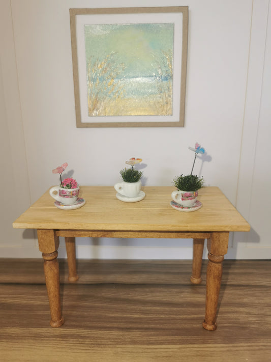 Butterfly Cup & Saucer | 1:12th Scale | Handmade