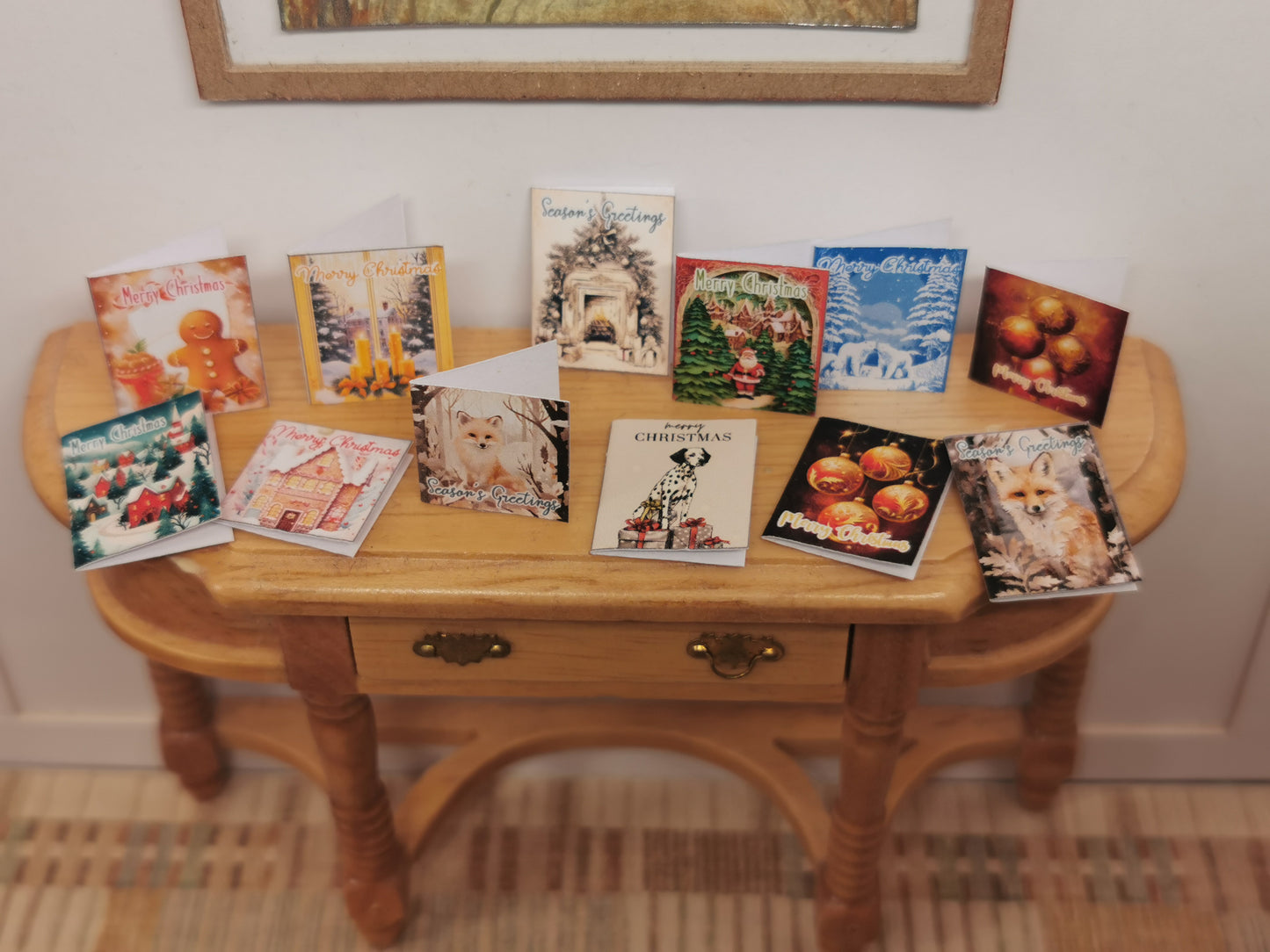 Christmas Accessories in Silver | 1:12th Scale | Handmade