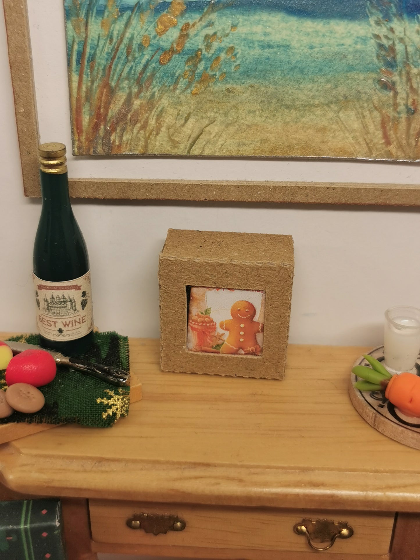 Christmas Accessories in Green | 1:12th Scale | Handmade