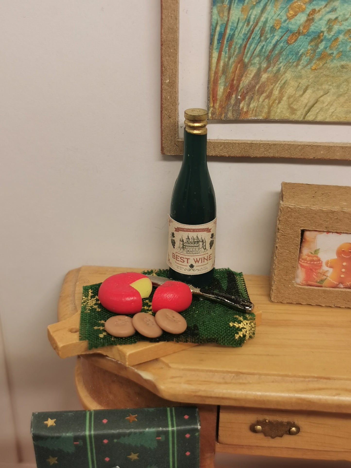 Christmas Accessories in Green | 1:12th Scale | Handmade