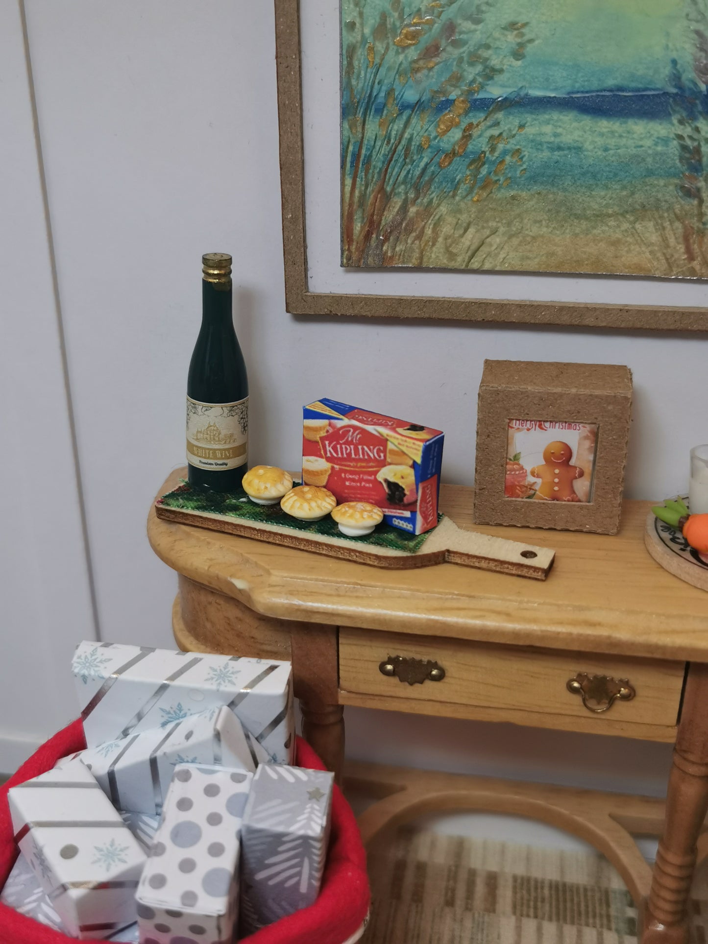 Christmas Accessories in Silver | 1:12th Scale | Handmade