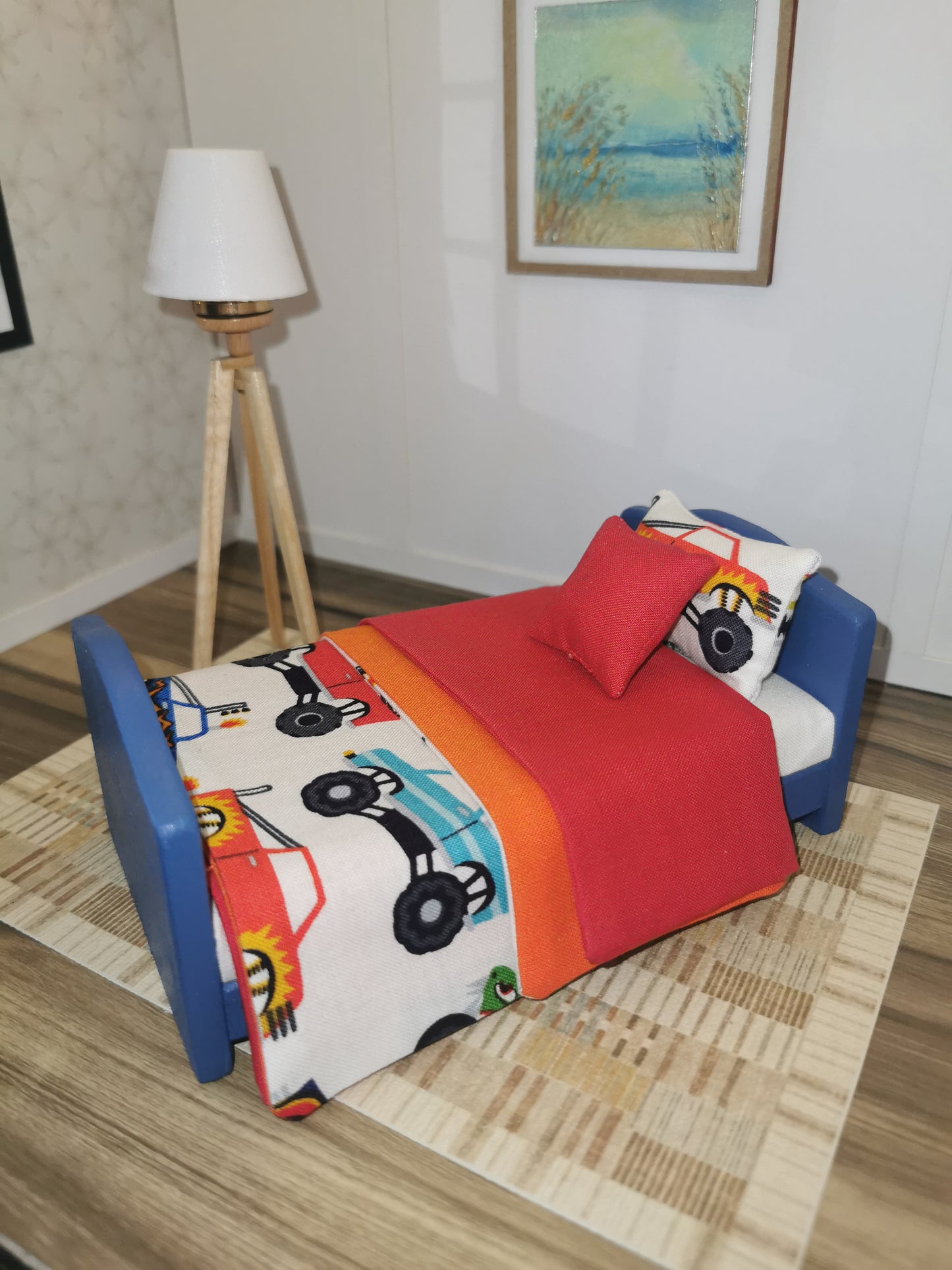 Monster Truck Childs Bed | 1:12th Scale | Handmade