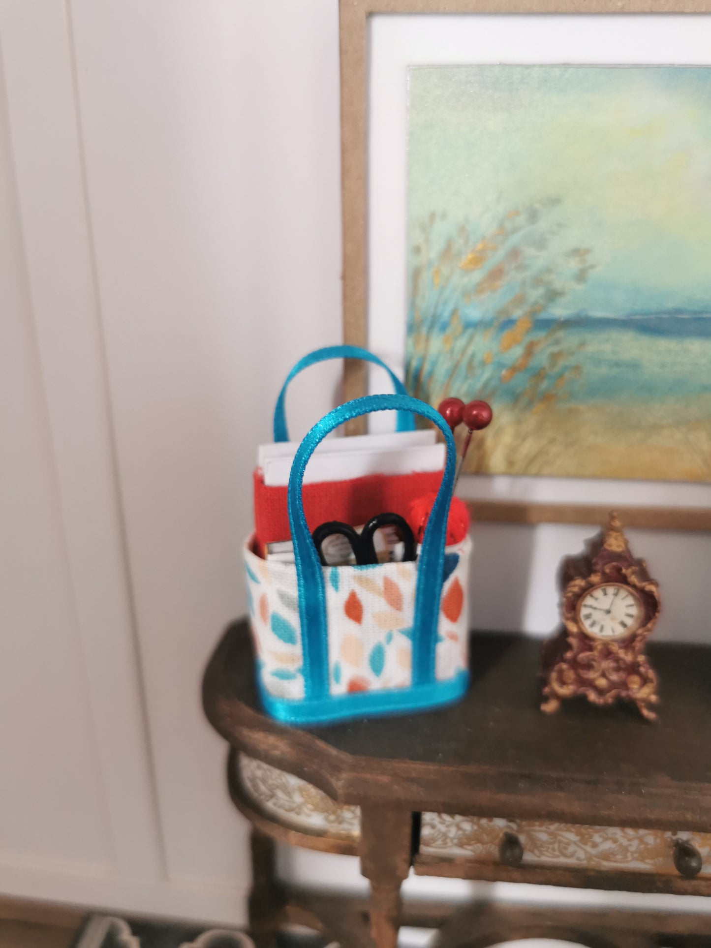 Haberdashery Filled Bag | 1:12th Scale | Handmade