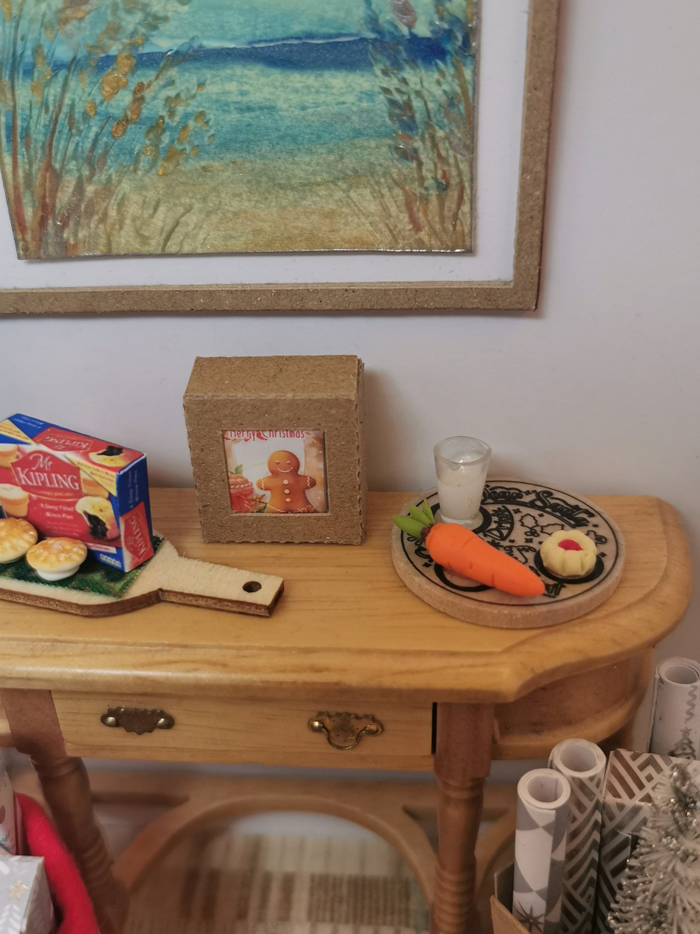 Christmas Accessories in Silver | 1:12th Scale | Handmade