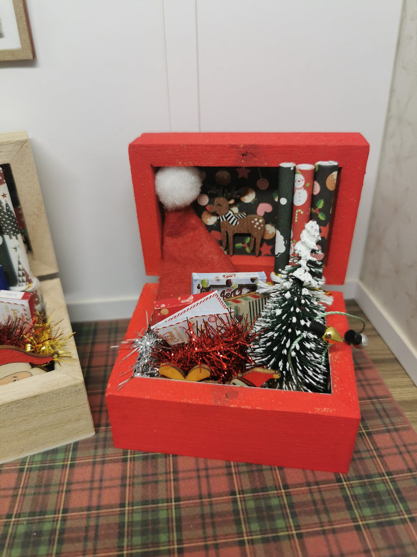 Christmas Chest | 1:12th Scale | Handmade