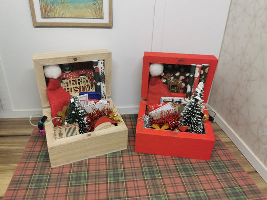 Christmas Chest | 1:12th Scale | Handmade