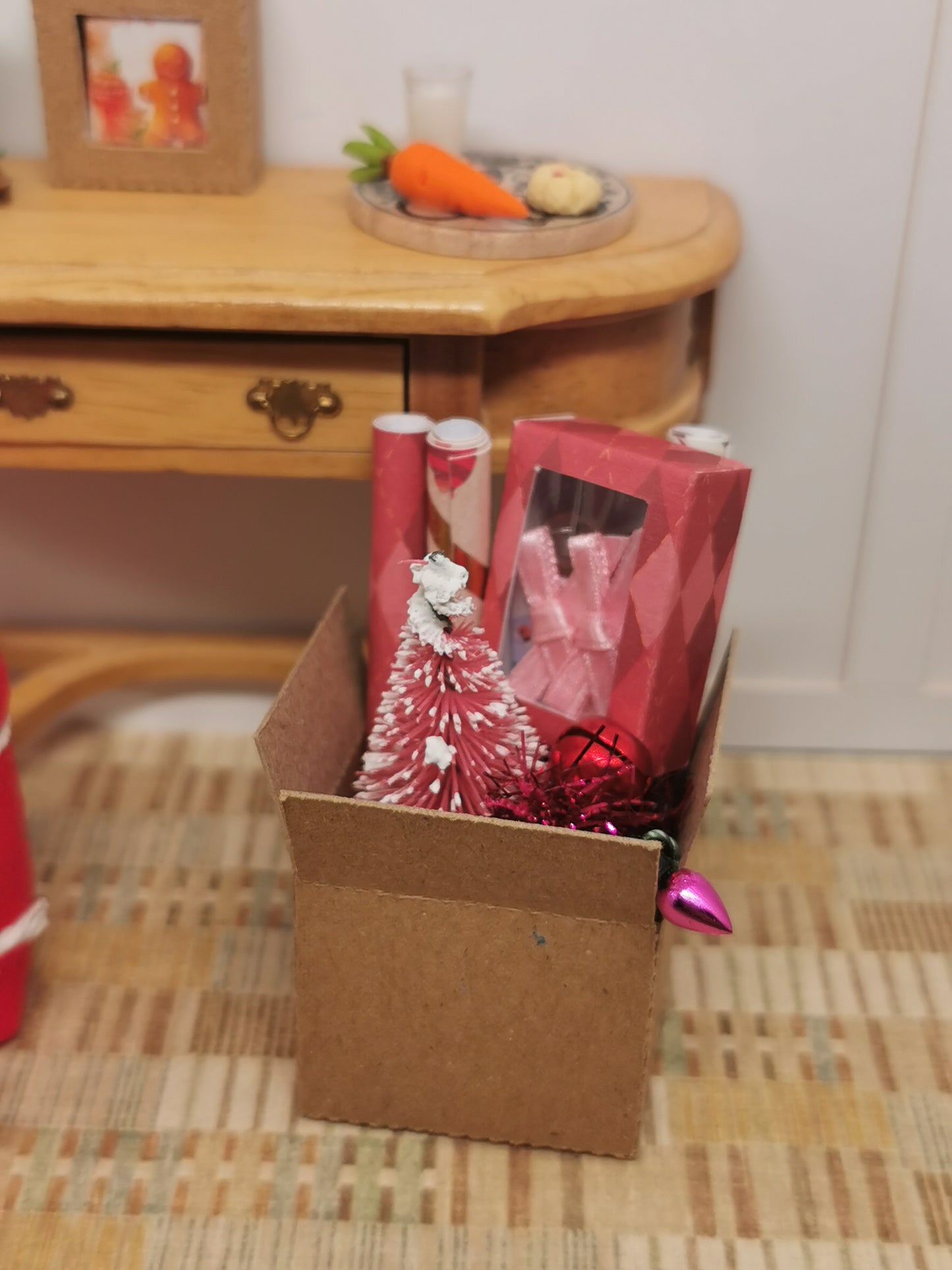 Christmas Accessories in Red | 1:12th Scale | Handmade