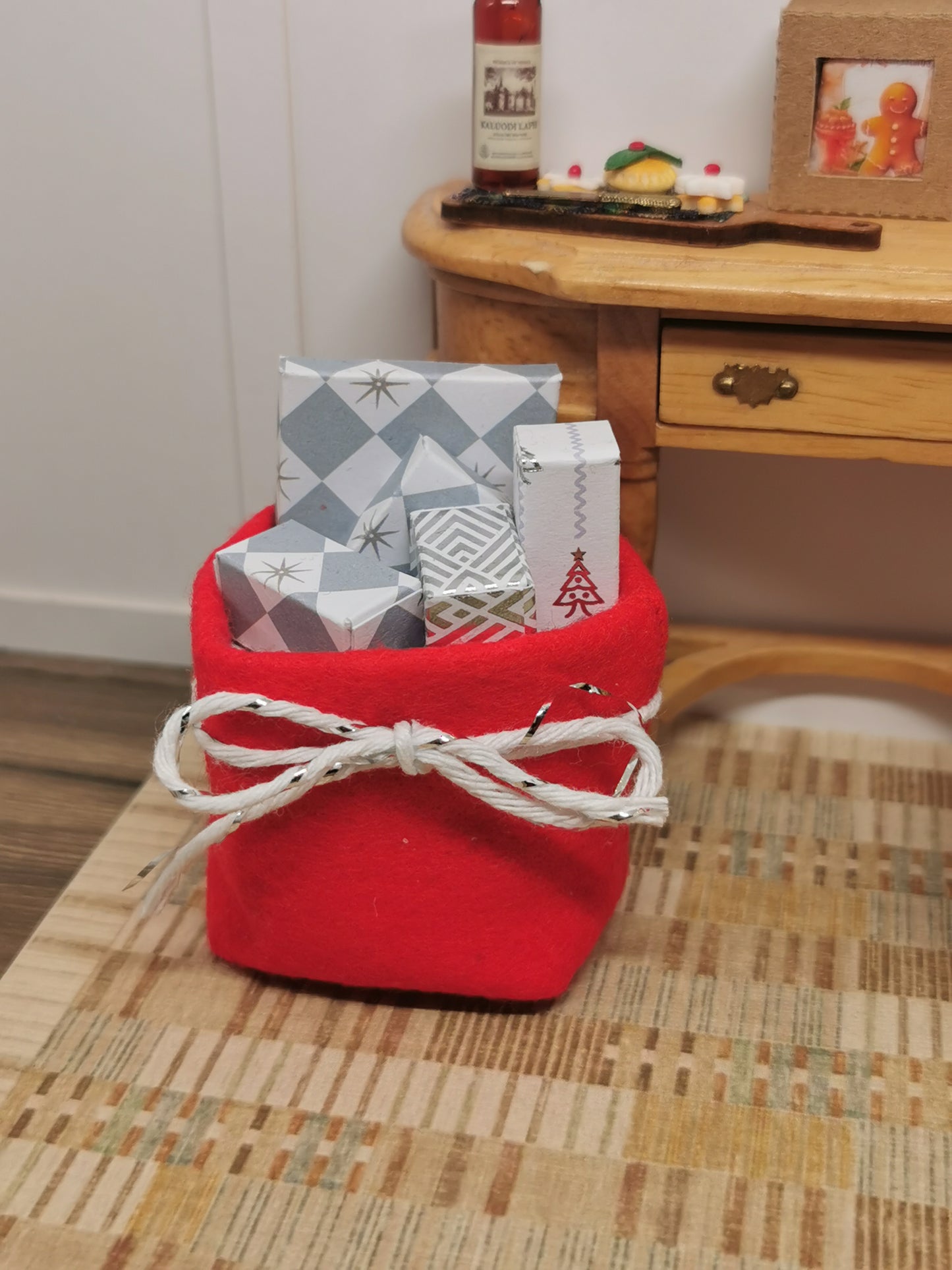 Christmas Accessories in Blue | 1:12th Scale | Handmade
